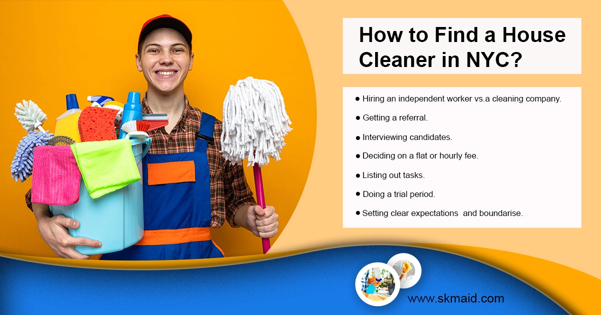 how to find a house cleaner in nyc